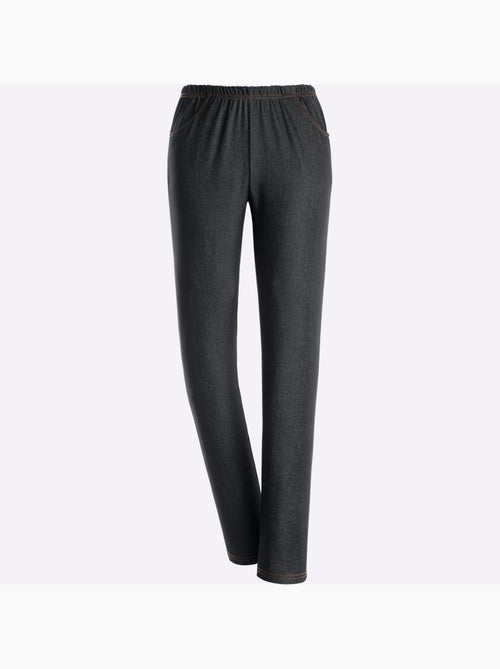 Pantalon de loisirs confortable avec ceinture élastique et poches - Taille standard - Moda Vilona - Kiabi