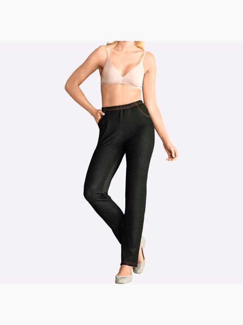 Pantalon de loisirs confortable avec ceinture élastique et poches - Taille standard - Moda Vilona - Kiabi