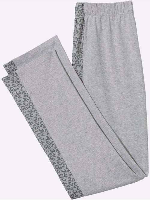 Pantalon De Loisirs Empiècement Affinant - Taille Standard - Moda Vilona - Kiabi