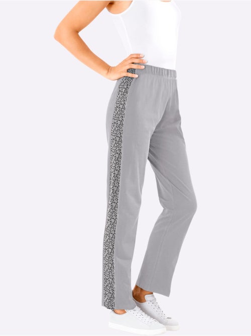 Pantalon De Loisirs Empiècement Affinant - Taille Standard - Moda Vilona - Kiabi
