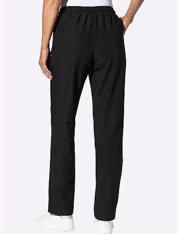 Pantalon de loisirs en microfibre avec ceinture élastique et poches - Taille standard - Moda Vilona