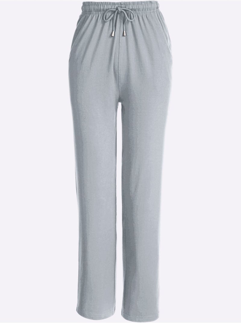 Pantalon De Loisirs Qualité Extensible - Taille Standard - Moda Vilona Gris - Kiabi
