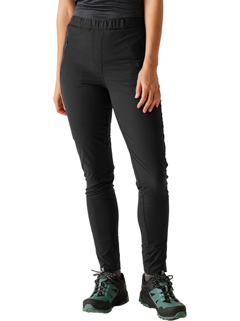 Pantalon de marche extensible à taille semi-élastiquée pentre - regatta Noir - Kiabi