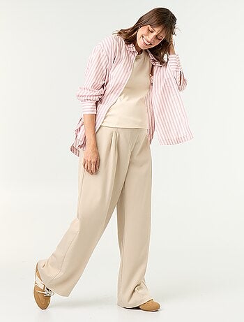 Pantalon de maternité à pinces
