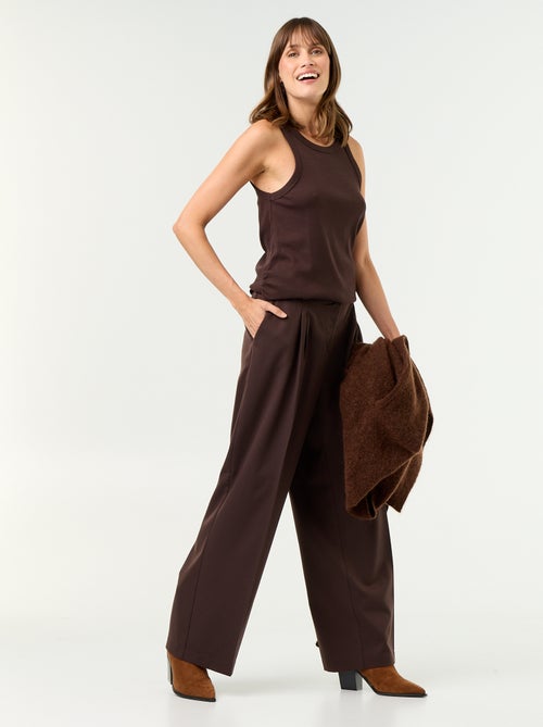Pantalon de maternité à pinces - Kiabi Pantalon de maternité à pinces - Kiabi
