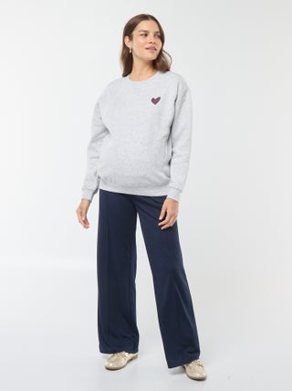 Pantalon de maternité coupe droite