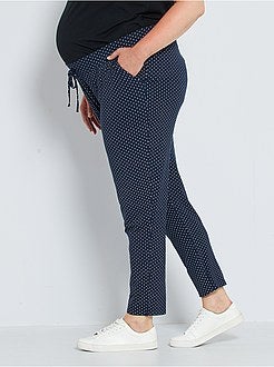 Pantalon de maternité en maille - Kiabi