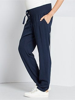 Pantalon de maternité fluide - Kiabi
