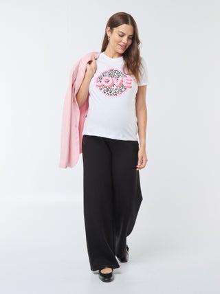 Pantalon de maternité intérieur polaire