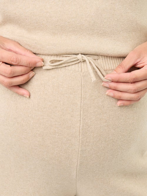 Pantalon de maternité large en maille - Kiabi Pantalon de maternité large en maille - Kiabi