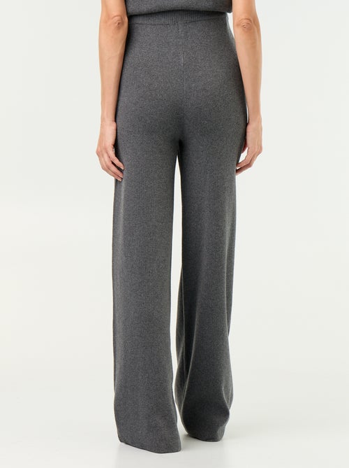 Pantalon de maternité large en maille - Kiabi