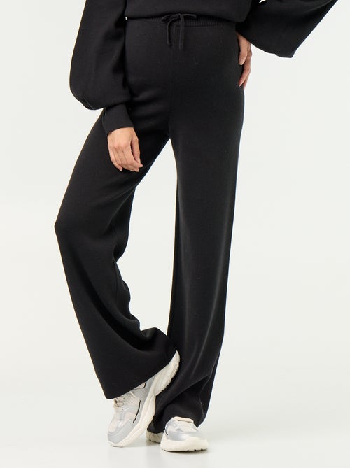 Pantalon de maternité large en maille - Kiabi Pantalon de maternité large en maille - Kiabi