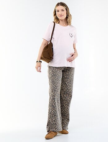 Pantalon de maternité wide leg