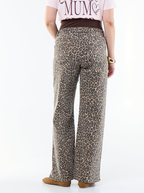 Pantalon de maternité wide leg - Kiabi Pantalon de maternité wide leg - Kiabi