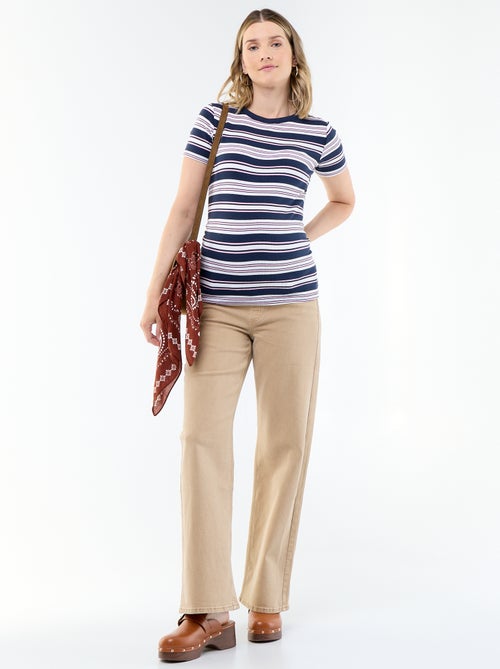 Pantalon de maternité wide leg - Kiabi Pantalon de maternité wide leg - Kiabi