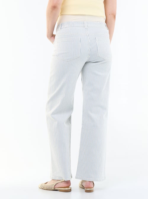 Pantalon de maternité wide leg - Kiabi