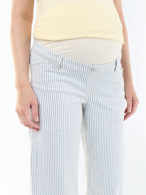 Pantalon de maternité wide leg - Kiabi