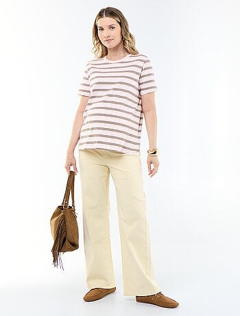 Pantalon de maternité wide leg