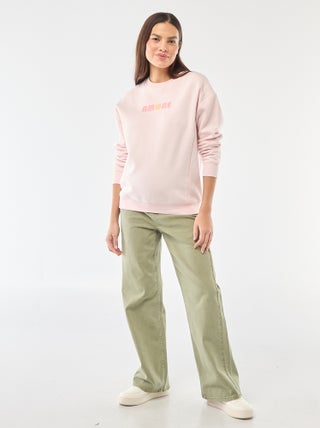 Pantalon de maternité wide leg