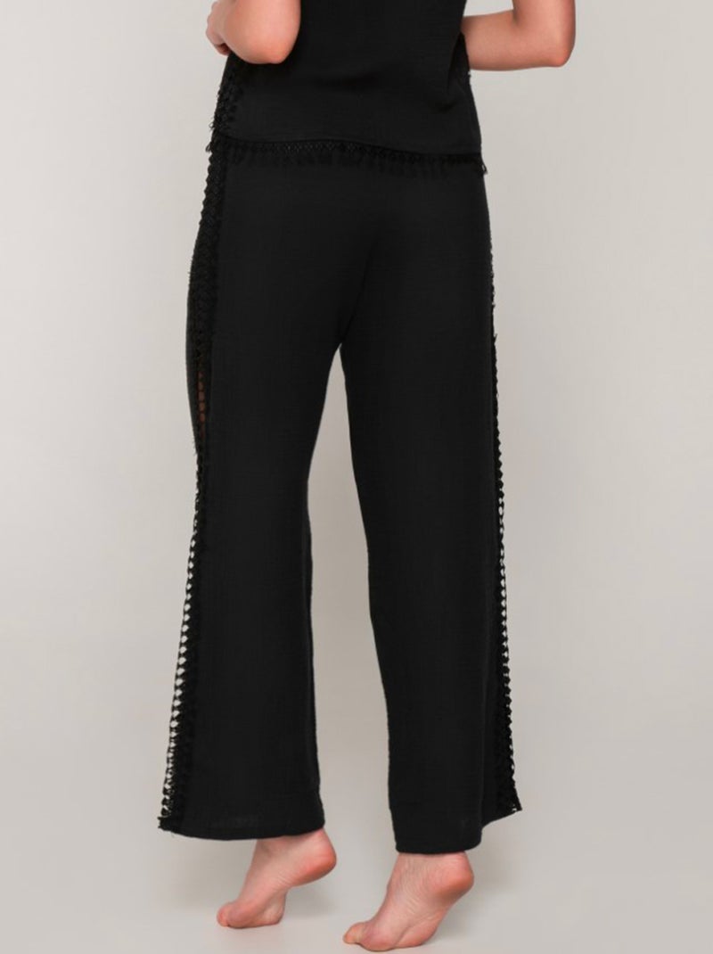 Pantalon de plage Bliss Noir - Kiabi