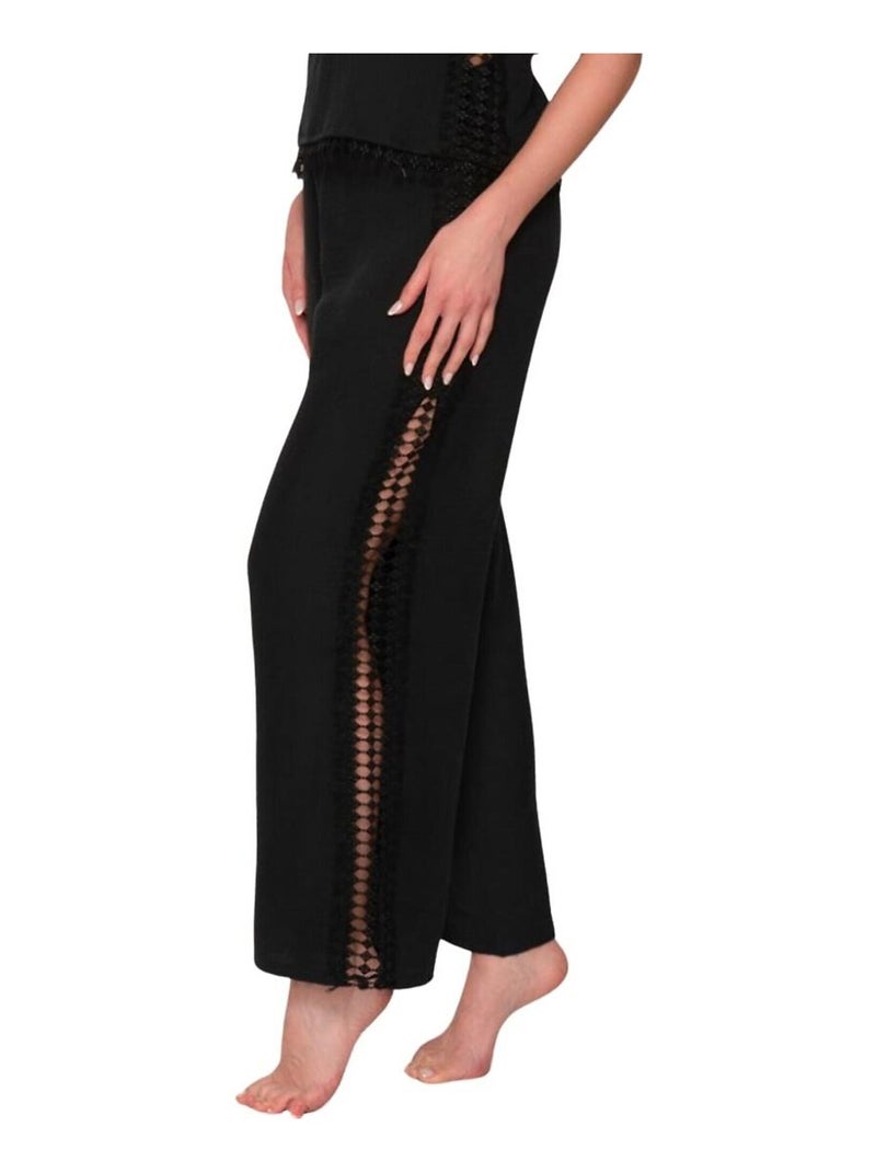 Pantalon de plage Bliss Noir - Kiabi