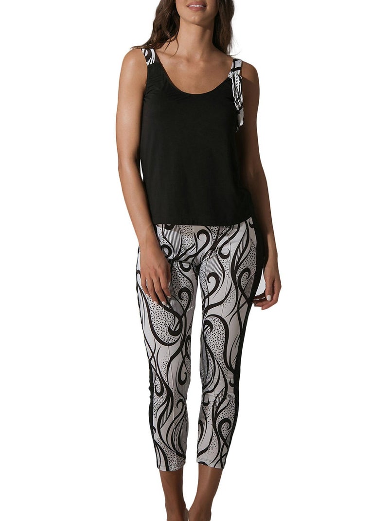 Pantalon de plage Elixir Noir - Kiabi