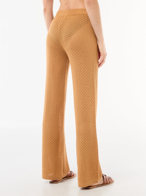 Pantalon de plage en maille crochet - Kiabi Pantalon de plage en maille crochet - Kiabi