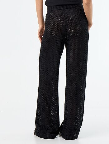 Pantalon de plage en maille crochet