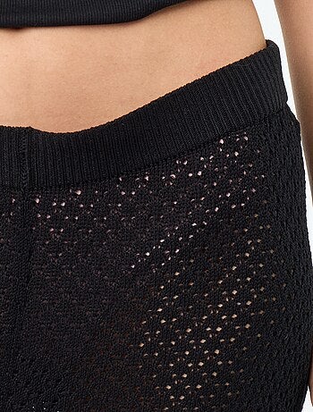 Pantalon de plage en maille crochet