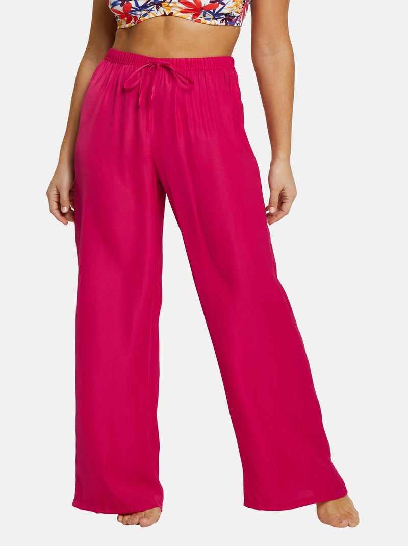 Pantalon de plage Sunrise Beach Sans Complexe Rose fushia - Kiabi