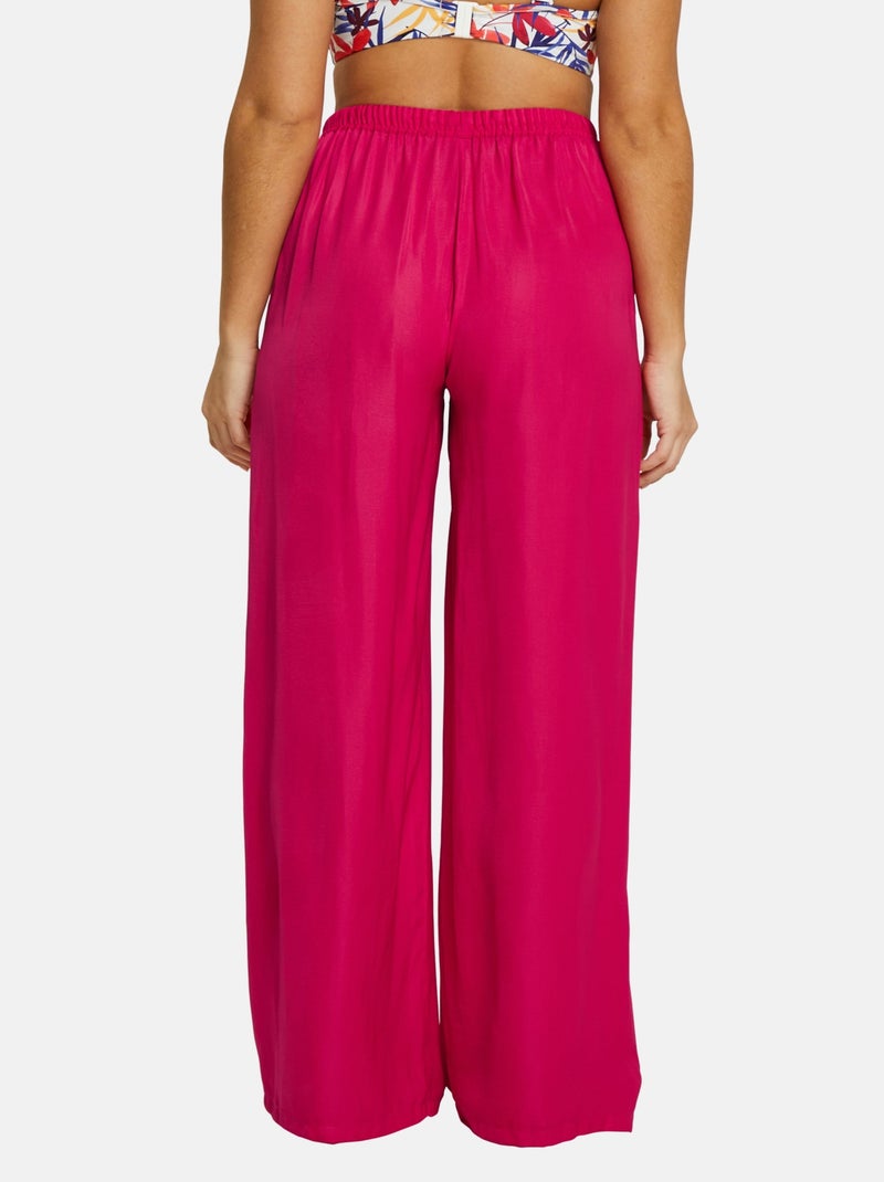 Pantalon de plage Sunrise Beach Sans Complexe Rose fushia - Kiabi