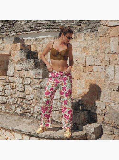 Pantalon de pyjama 7/8ème juillet - rougegorge lingerie - Kiabi Pantalon de pyjama 7/8ème juillet - rougegorge lingerie - Kiabi