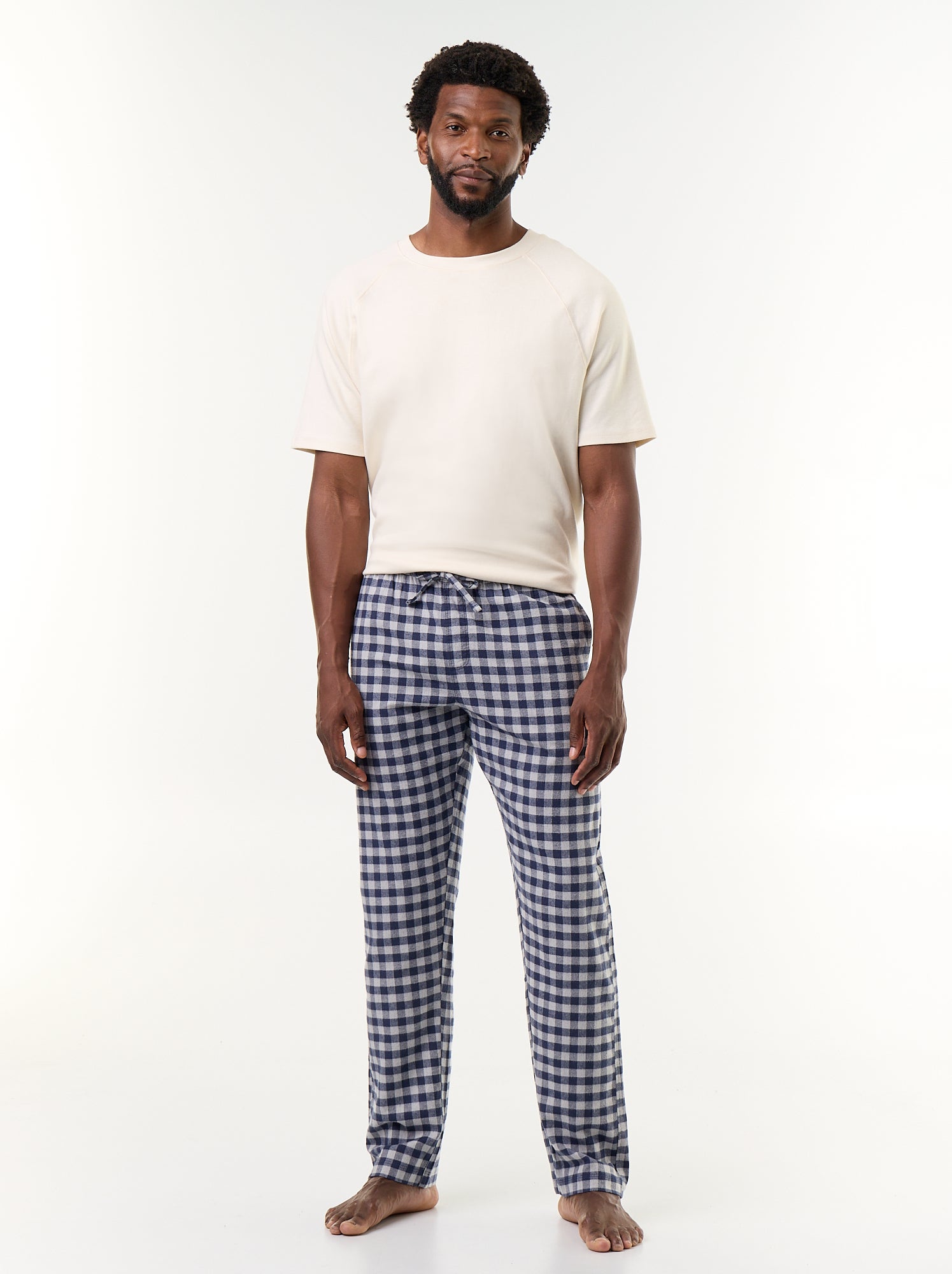 Pantalon de pyjama avec 2 poches - Bleu