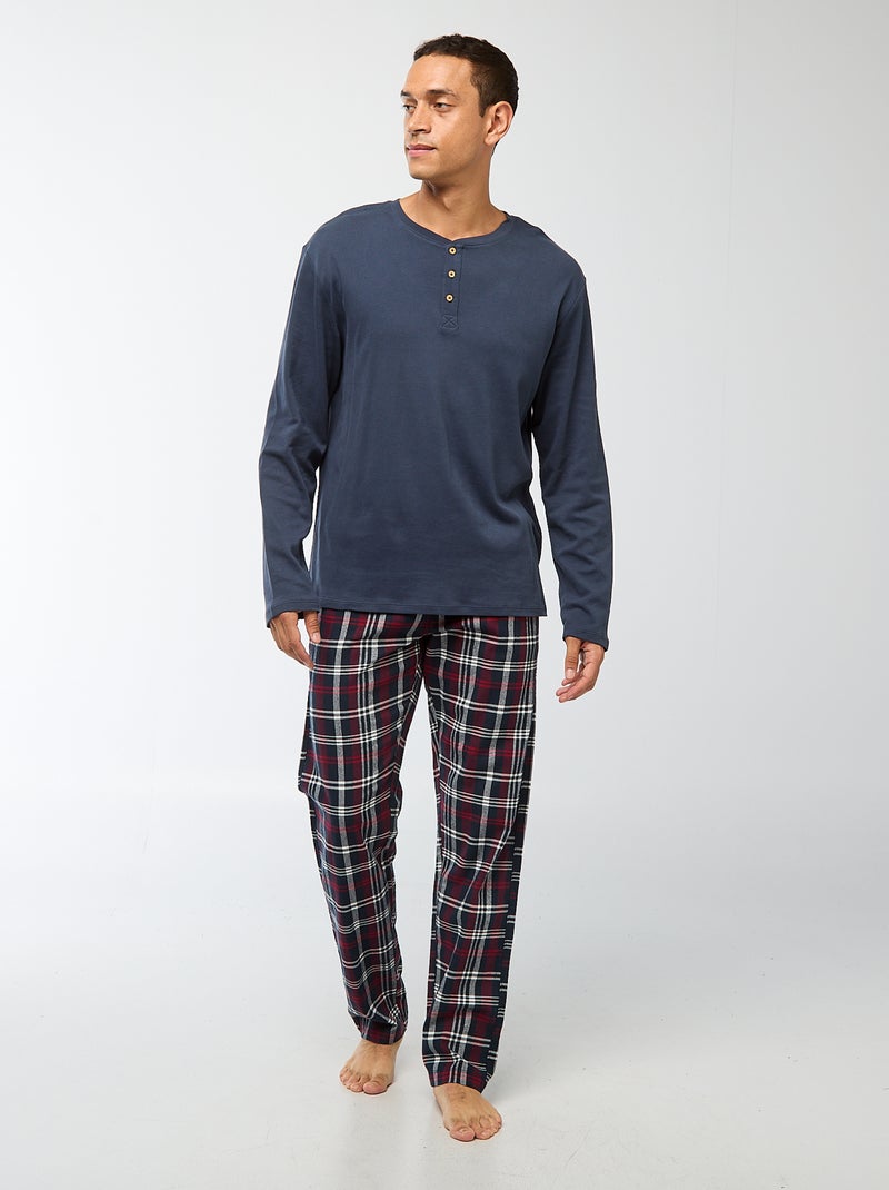 Pantalon de pyjama avec 2 poches Rouge - Kiabi