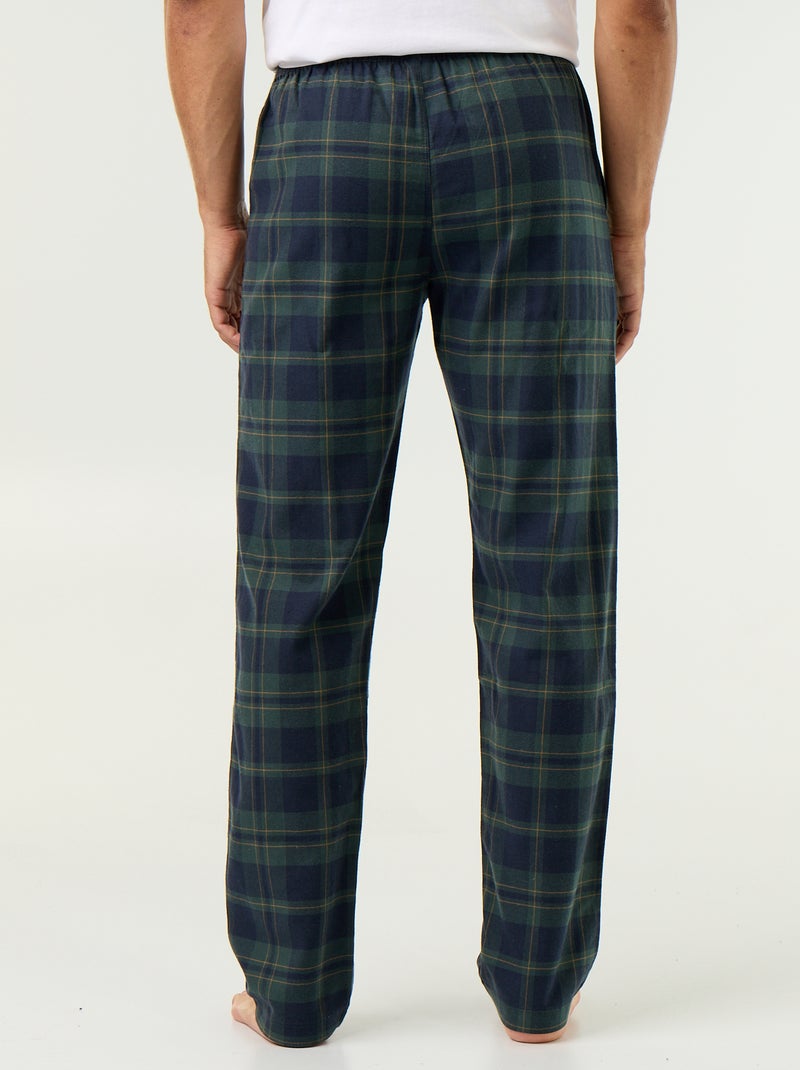 Pantalon de pyjama avec 2 poches Vert - Kiabi