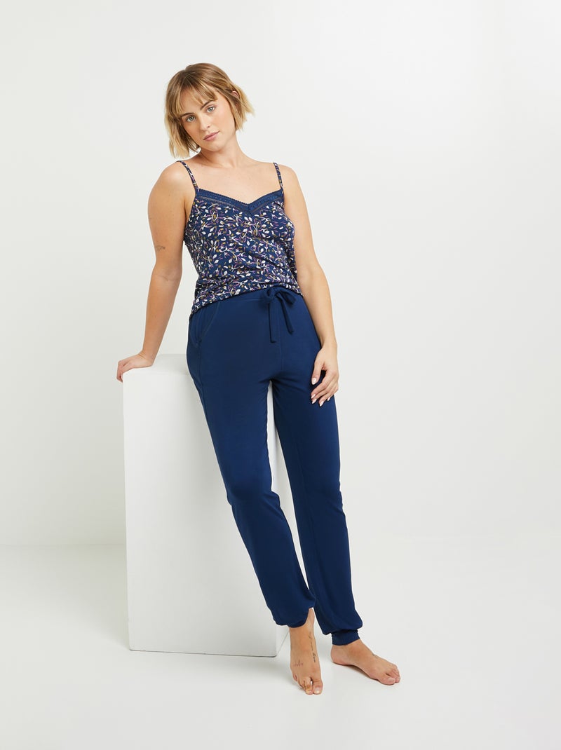 Pantalon de pyjama Camille - RougeGorge Lingerie Bleu marine - Kiabi