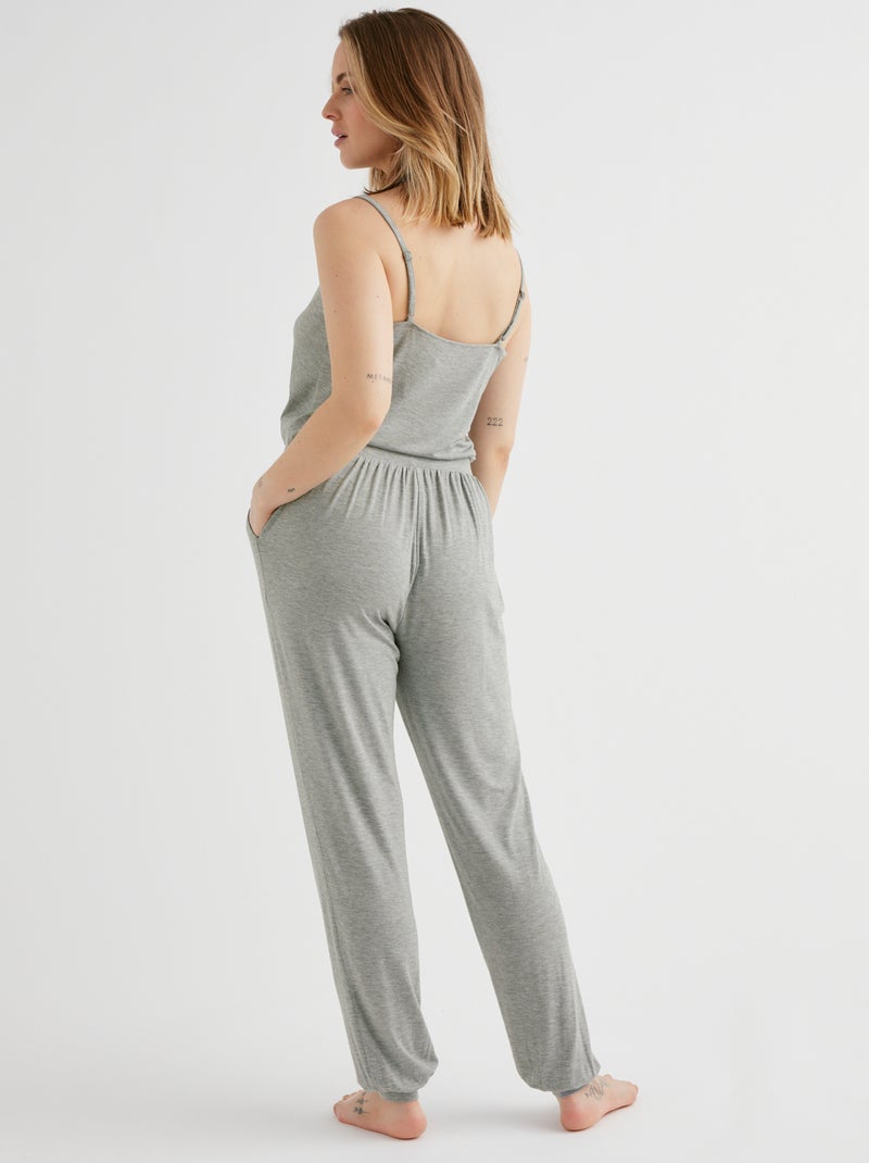 Pantalon de pyjama Camille - RougeGorge Lingerie Gris - Kiabi