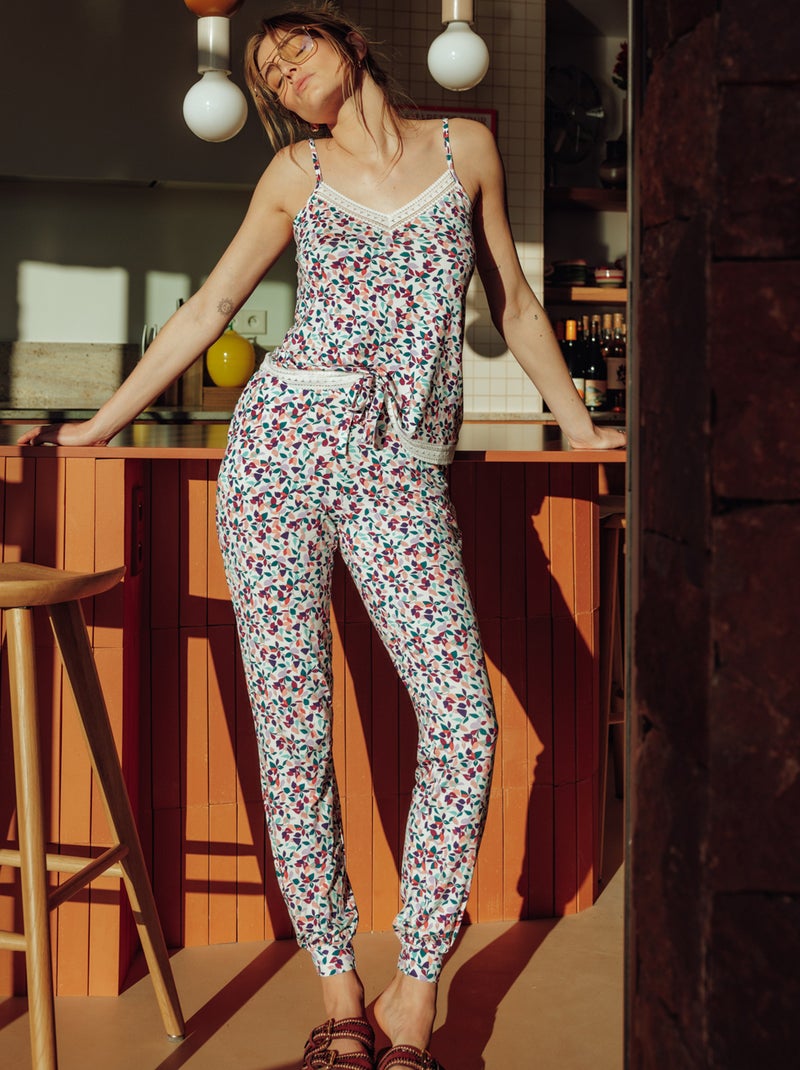 Pantalon de pyjama Camille - RougeGorge Lingerie Gris - Kiabi