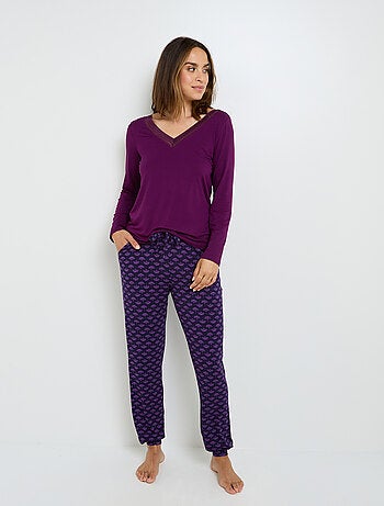 Pantalon de pyjama Camille - RougeGorge Lingerie