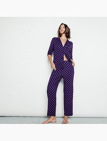 Pantalon de pyjama camille - rougegorge lingerie
