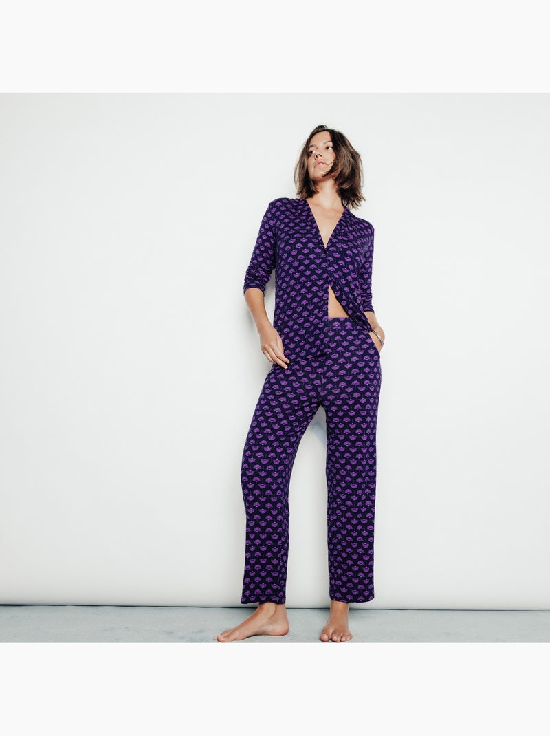 Pantalon de pyjama camille - rougegorge lingerie Rose/Multicolore - Kiabi