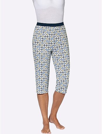 Pantalon De Pyjama Corsaire Jersey Fin - Taille Standard - Moda Vilona