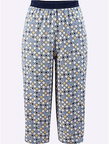Pantalon De Pyjama Corsaire Jersey Fin - Taille Standard - Moda Vilona