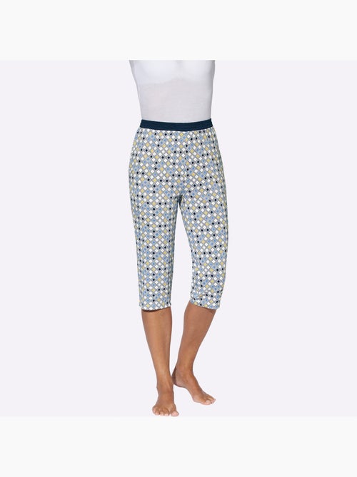 Pantalon De Pyjama Corsaire Jersey Fin - Taille Standard - Moda Vilona - Kiabi