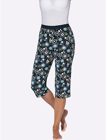 Pantalon De Pyjama Corsaire Jersey Fin - Taille Standard - Moda Vilona