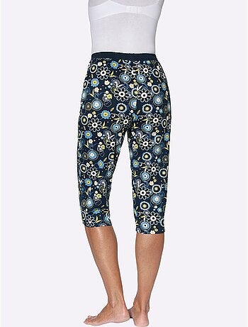 Pantalon De Pyjama Corsaire Jersey Fin - Taille Standard - Moda Vilona