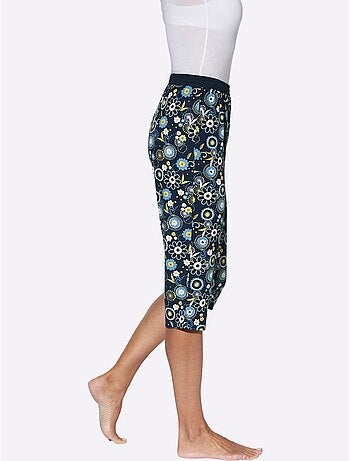 Pantalon De Pyjama Corsaire Jersey Fin - Taille Standard - Moda Vilona