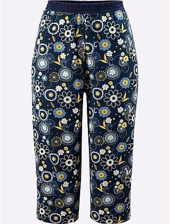 Pantalon De Pyjama Corsaire Jersey Fin - Taille Standard - Moda Vilona
