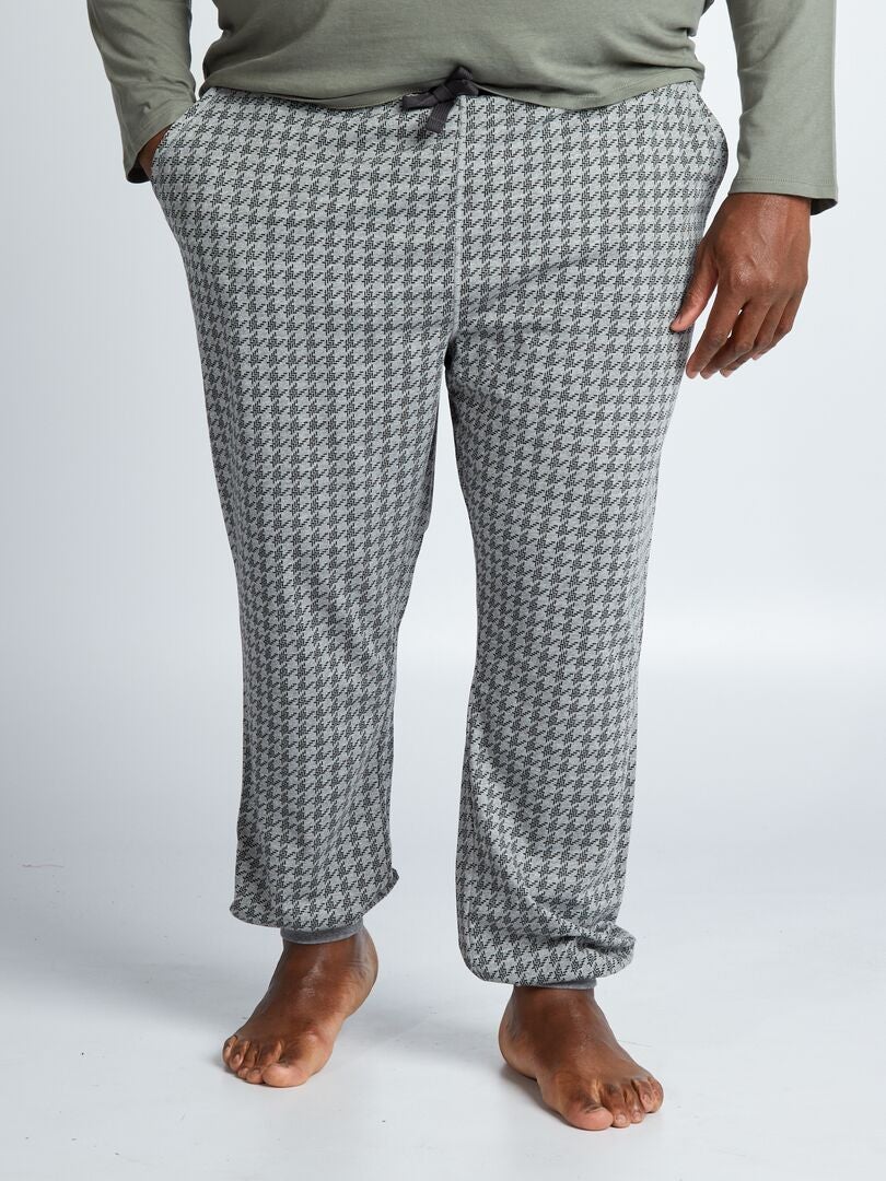 Pantalon de pyjama en jersey Gris - Kiabi
