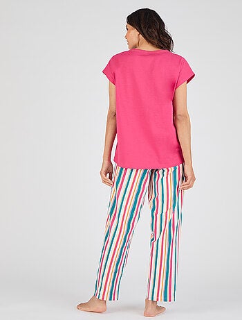 Pantalon de pyjama en maille jersey pur coton - Damart